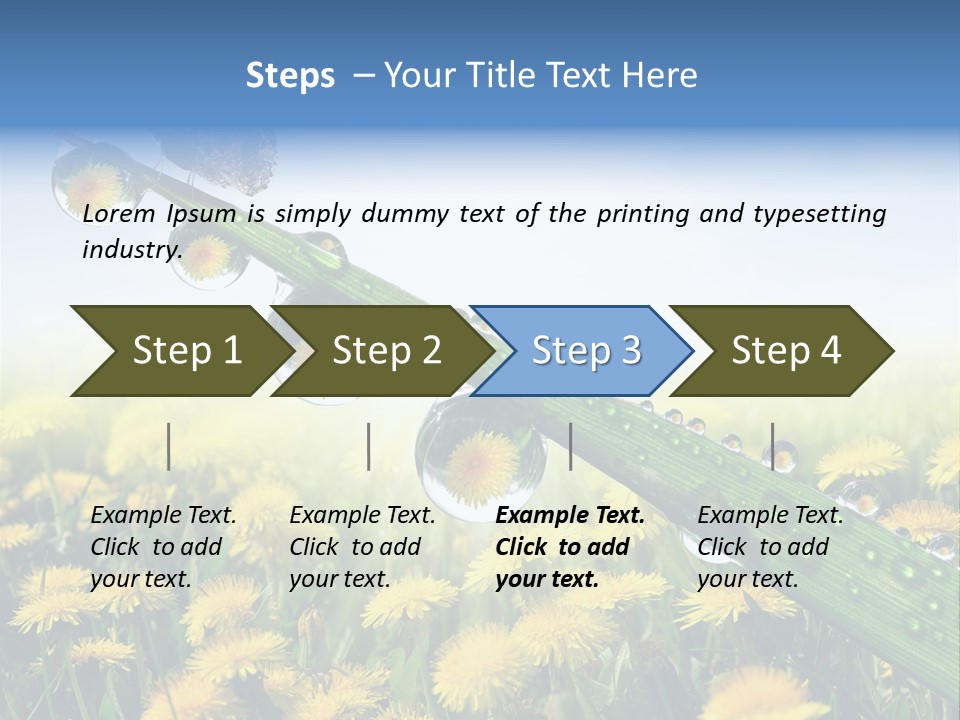 Flower Beauty Bright PowerPoint Template