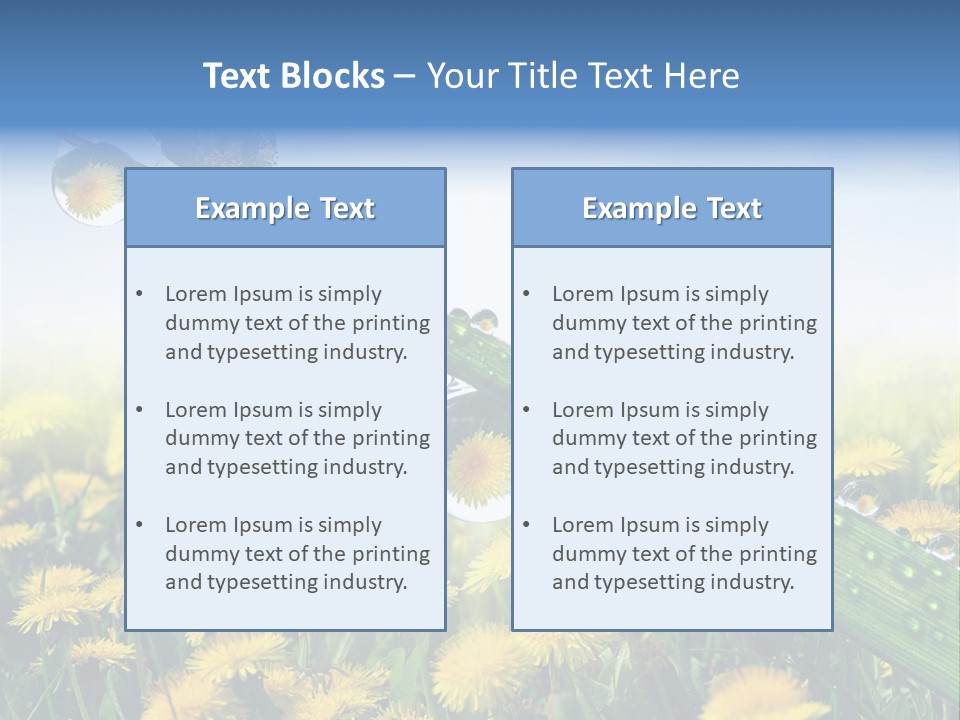 Flower Beauty Bright PowerPoint Template