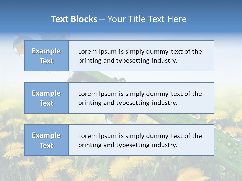 Flower Beauty Bright PowerPoint Template