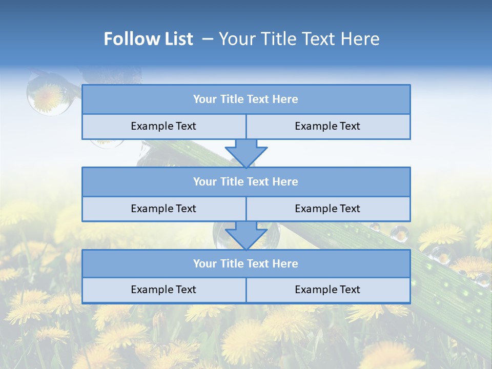 Flower Beauty Bright PowerPoint Template