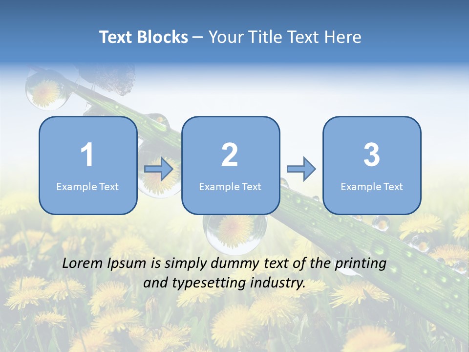 Flower Beauty Bright PowerPoint Template