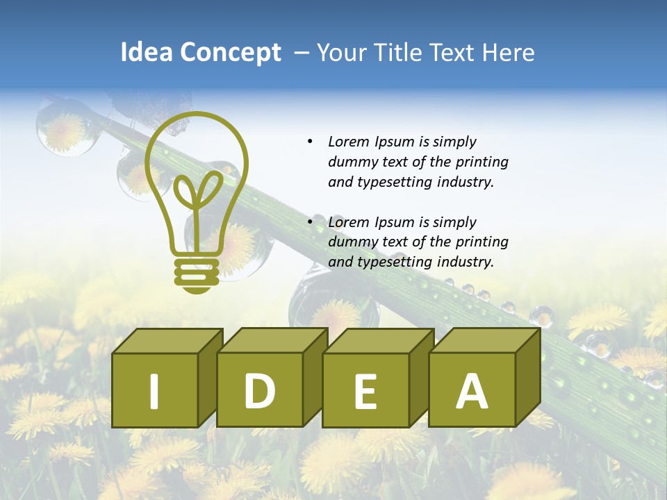 Flower Beauty Bright PowerPoint Template