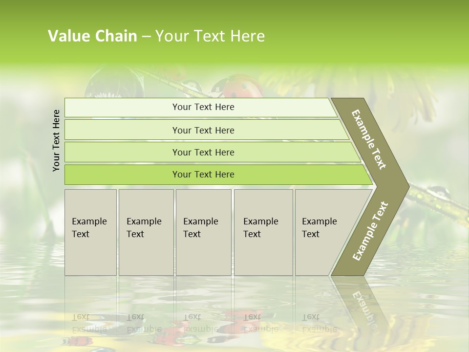 Environmental Raindrop Meadow PowerPoint Template