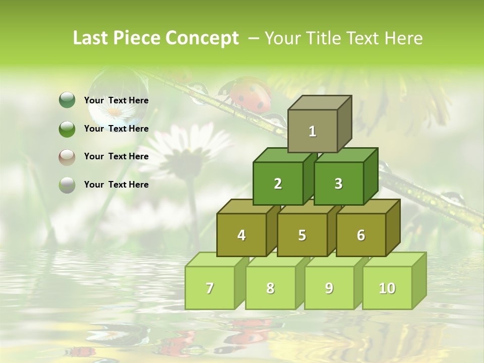 Environmental Raindrop Meadow PowerPoint Template