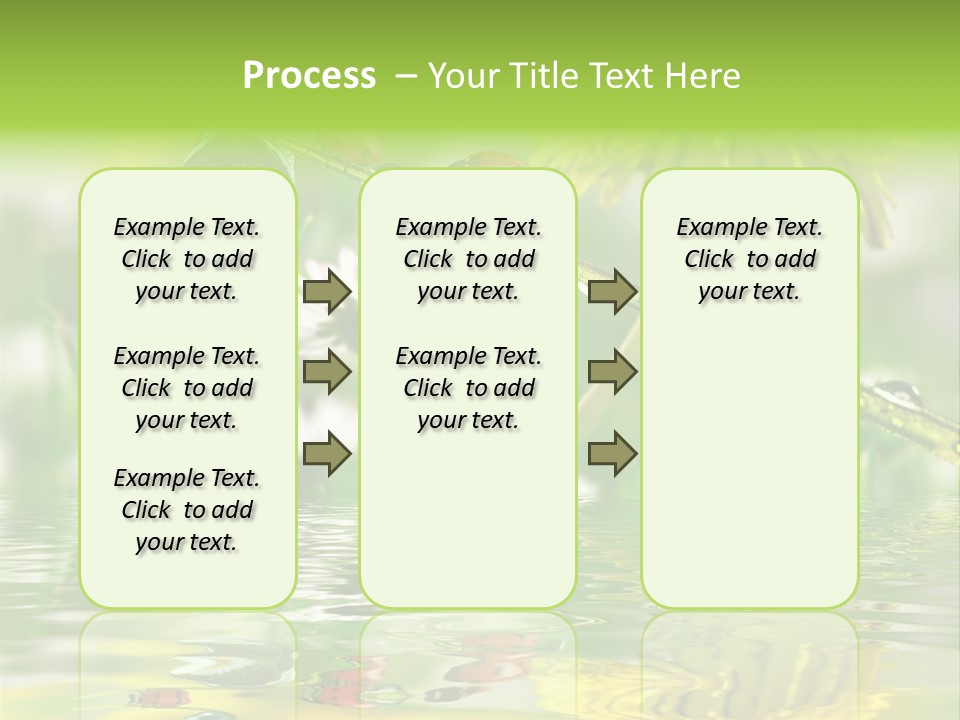 Environmental Raindrop Meadow PowerPoint Template