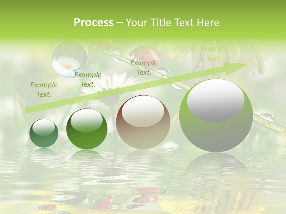 Environmental Raindrop Meadow PowerPoint Template