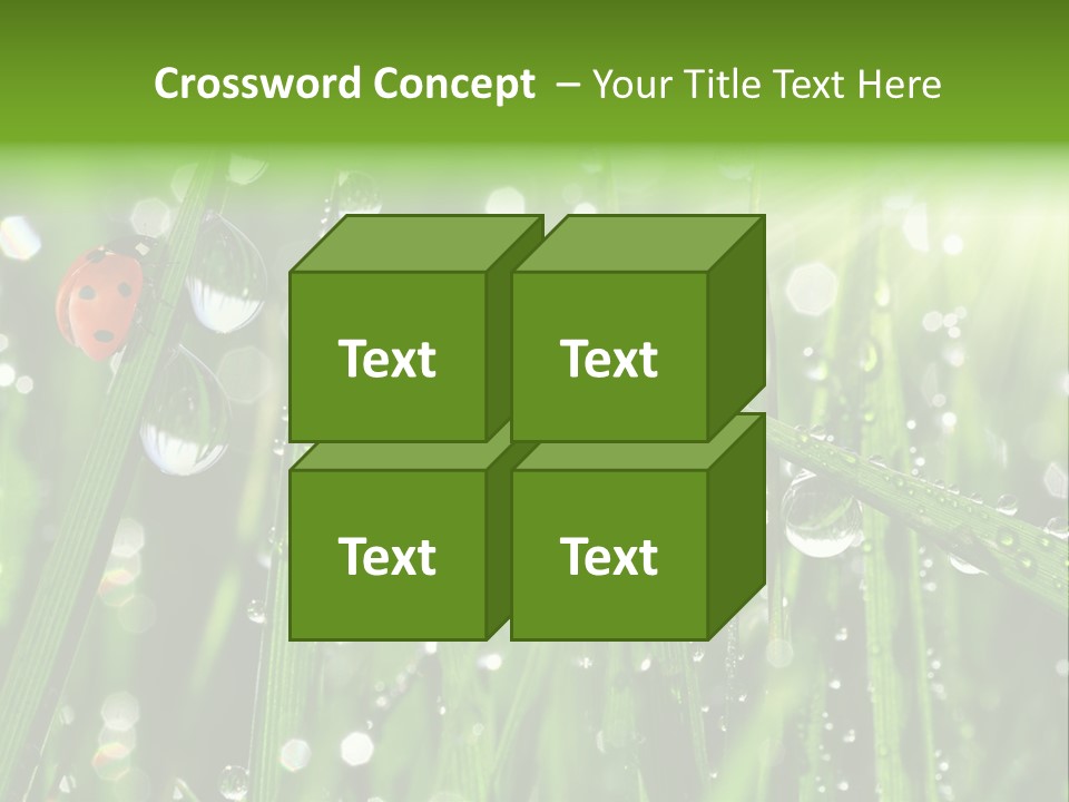 Bright Meadow Lifestyle PowerPoint Template
