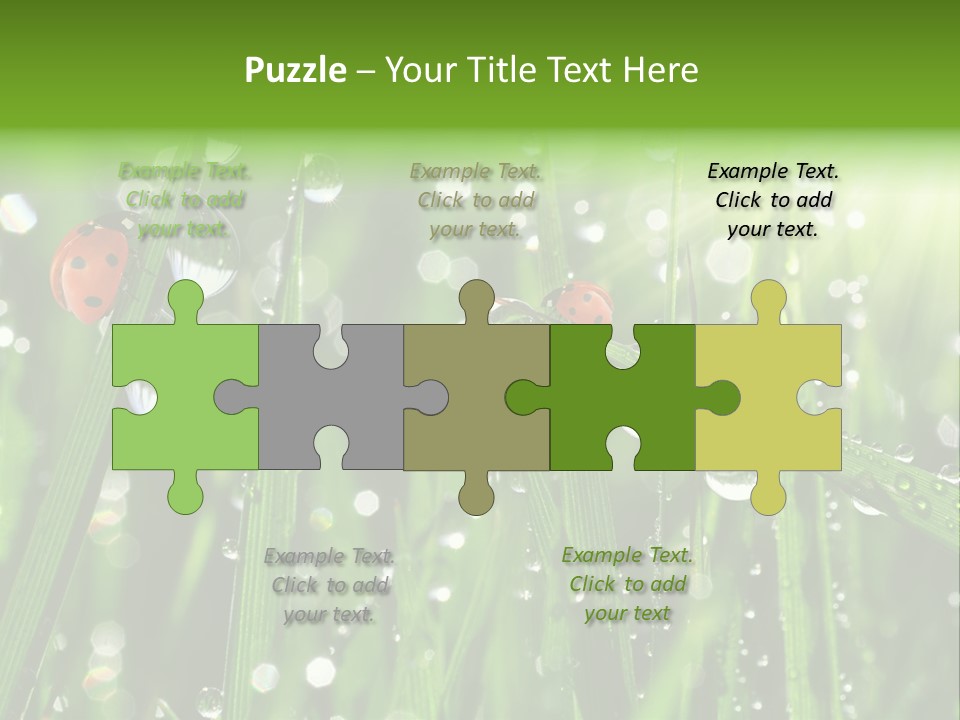 Bright Meadow Lifestyle PowerPoint Template