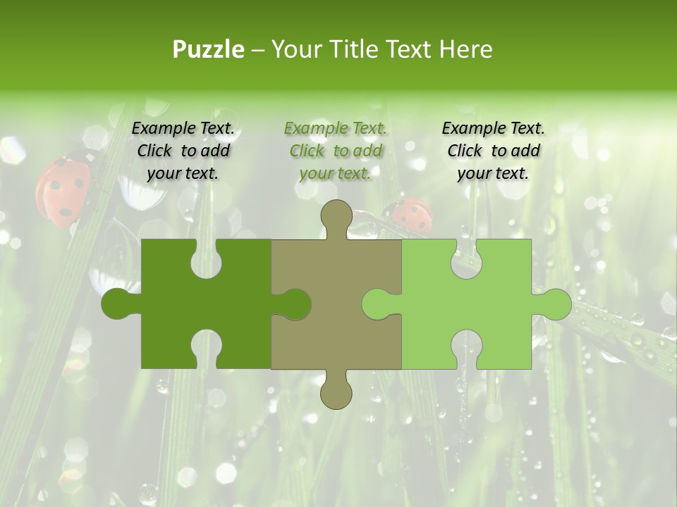 Bright Meadow Lifestyle PowerPoint Template