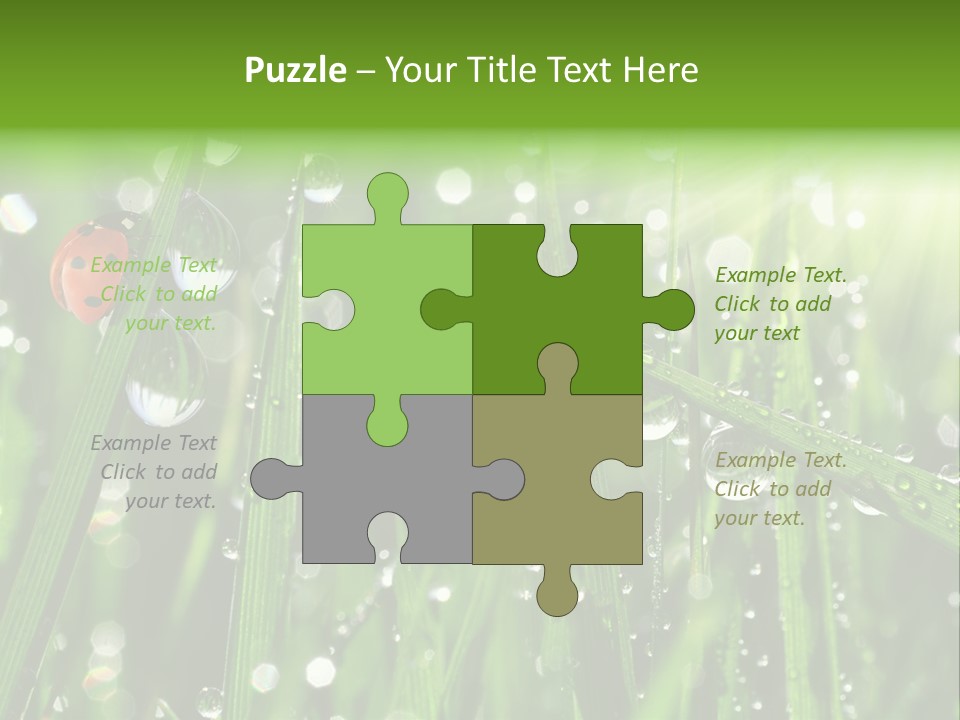 Bright Meadow Lifestyle PowerPoint Template