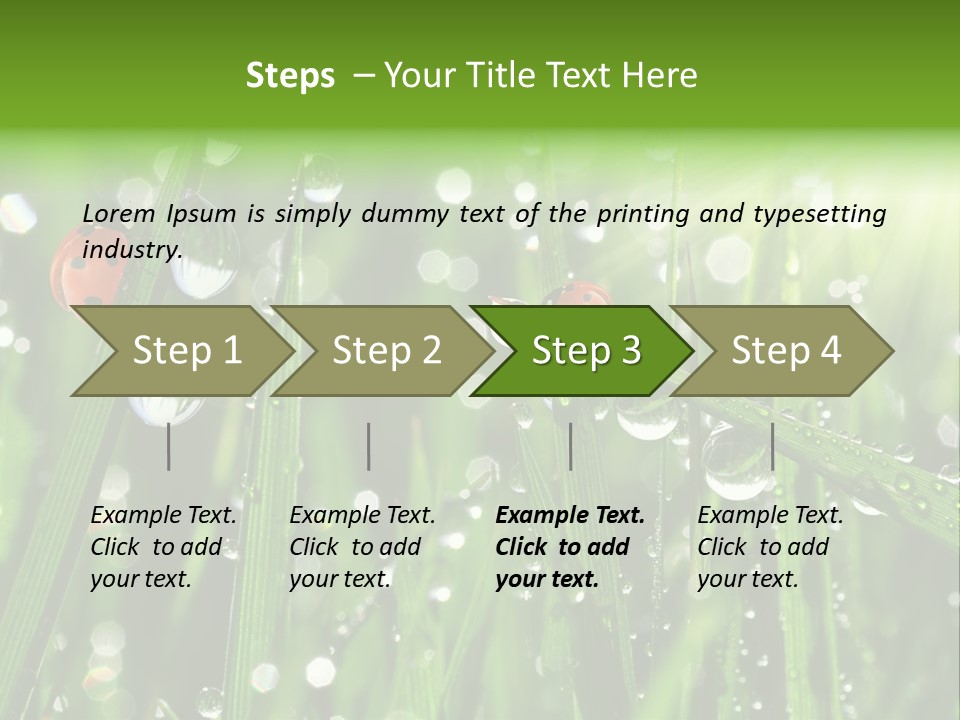 Bright Meadow Lifestyle PowerPoint Template