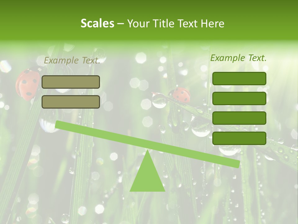 Bright Meadow Lifestyle PowerPoint Template
