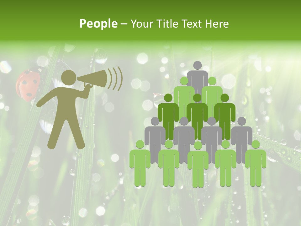 Bright Meadow Lifestyle PowerPoint Template