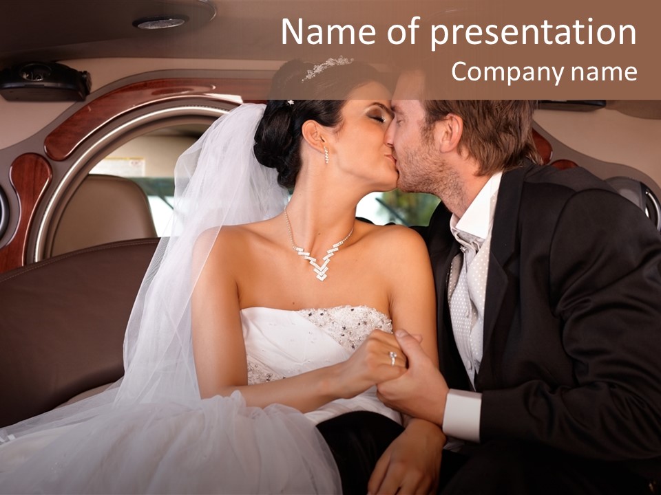 Dress Female Smile PowerPoint Template