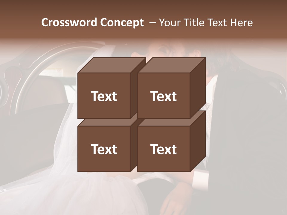 Dress Female Smile PowerPoint Template