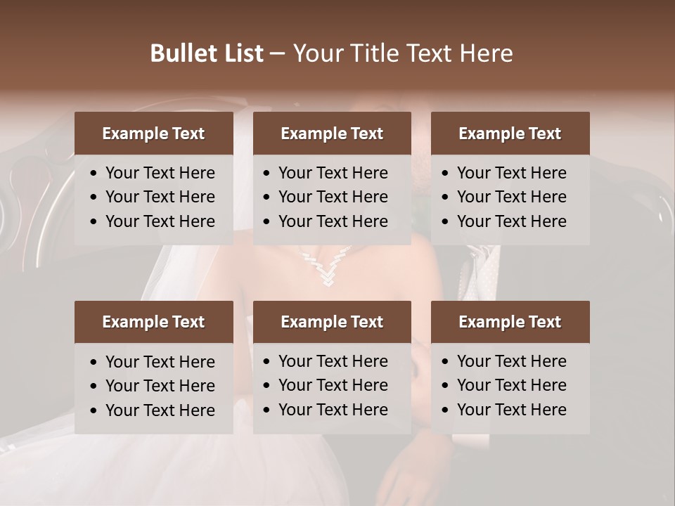 Dress Female Smile PowerPoint Template