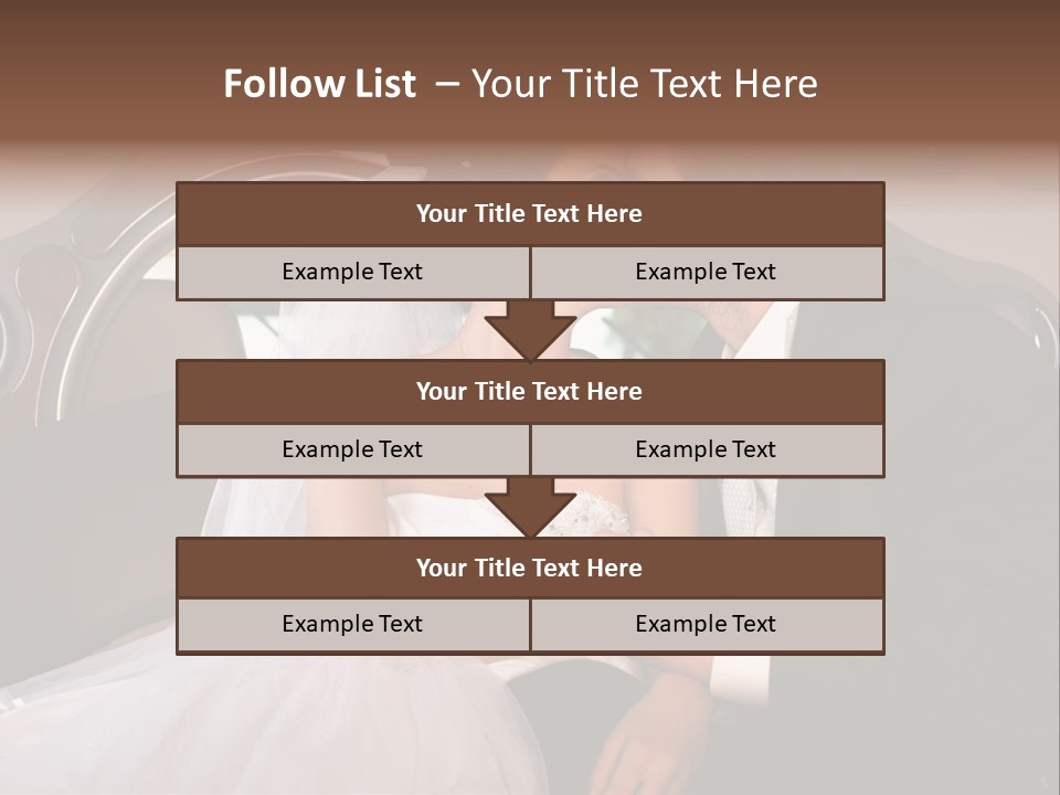 Dress Female Smile PowerPoint Template
