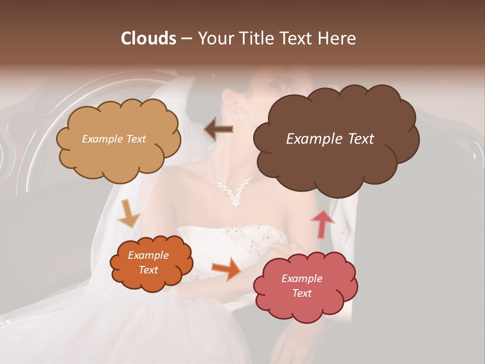 Dress Female Smile PowerPoint Template