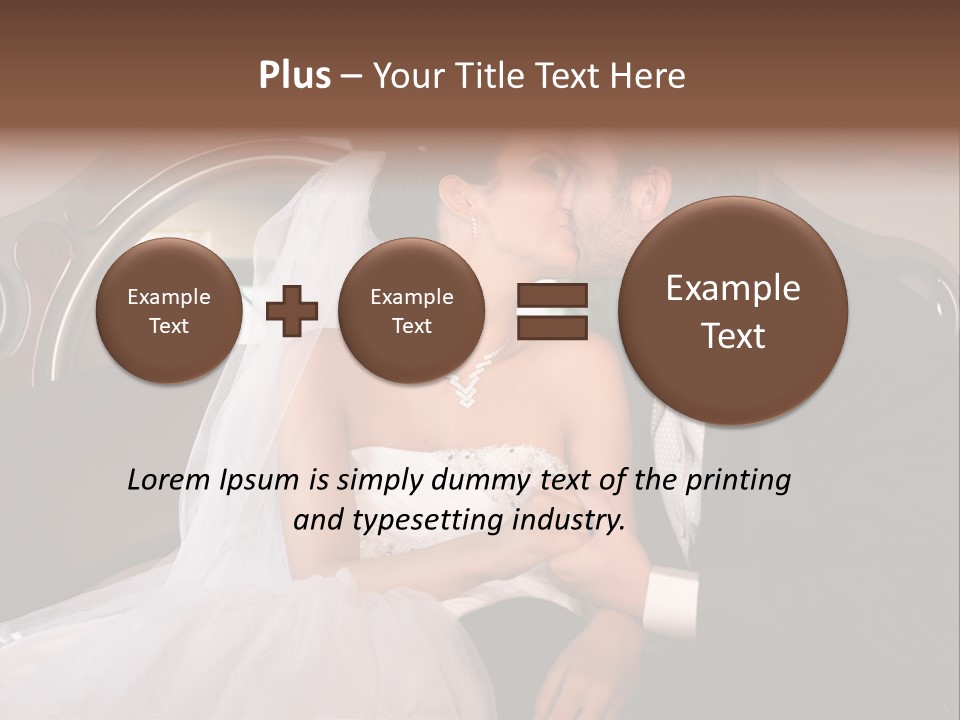 Dress Female Smile PowerPoint Template