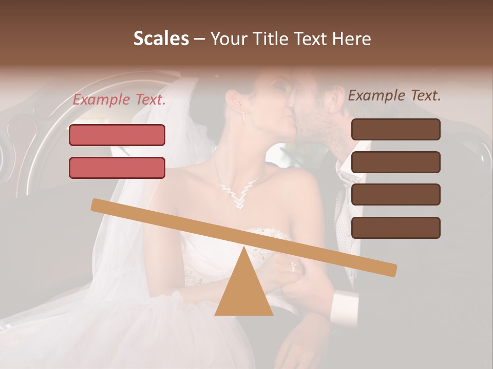 Dress Female Smile PowerPoint Template