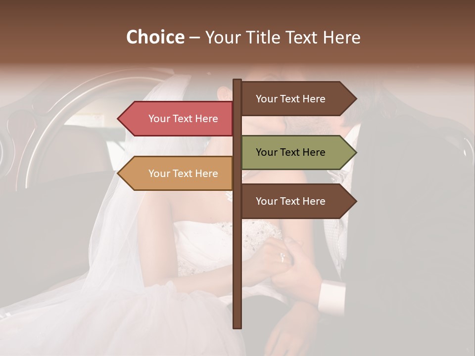 Dress Female Smile PowerPoint Template