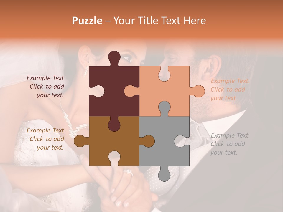 Touching Limousine Dress PowerPoint Template