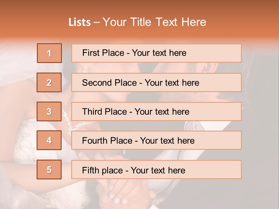 Touching Limousine Dress PowerPoint Template