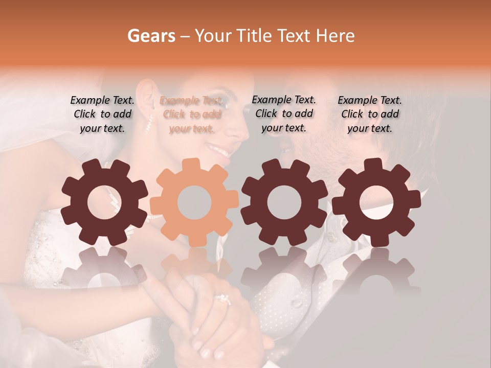 Touching Limousine Dress PowerPoint Template