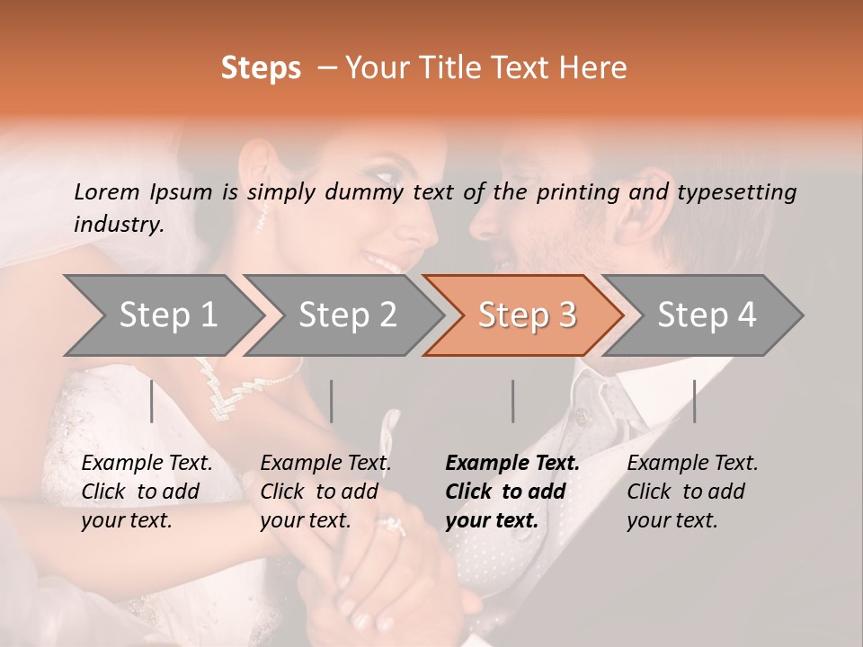 Touching Limousine Dress PowerPoint Template