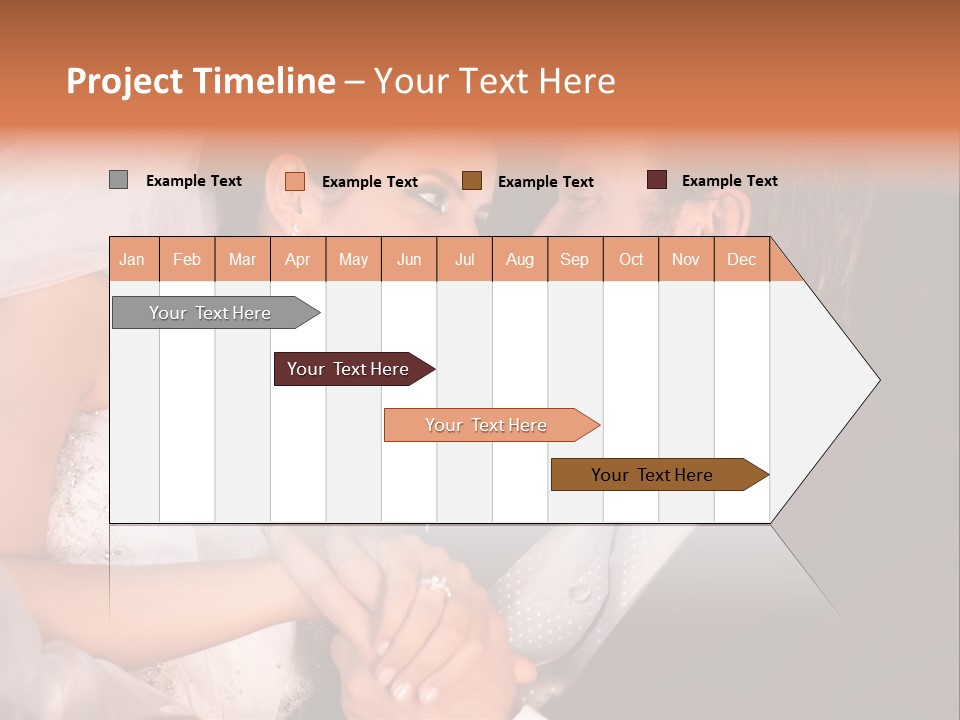 Touching Limousine Dress PowerPoint Template