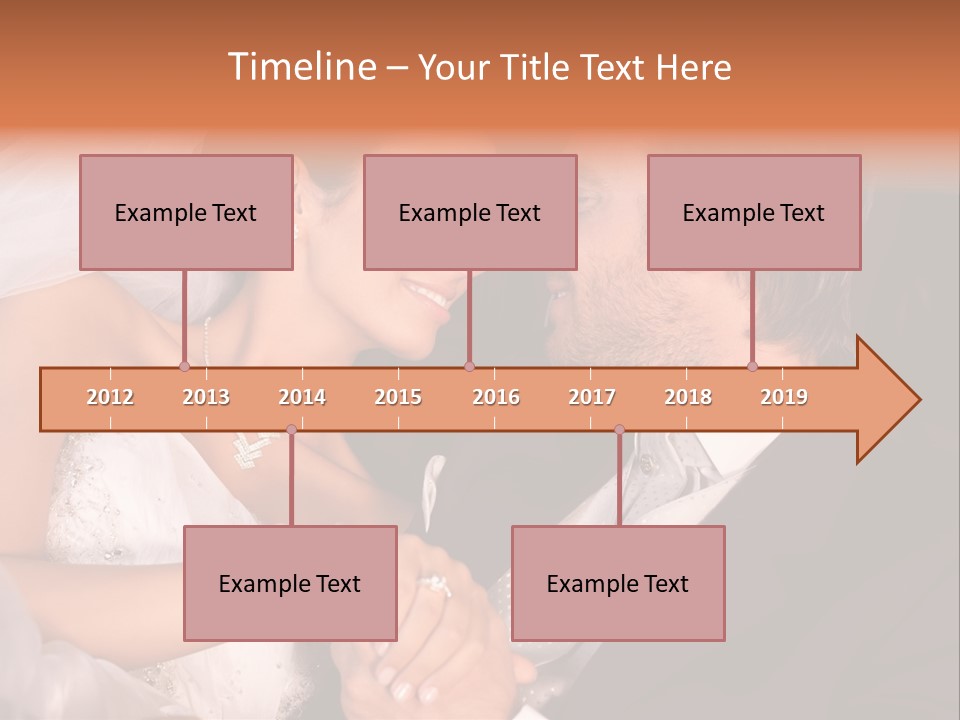 Touching Limousine Dress PowerPoint Template