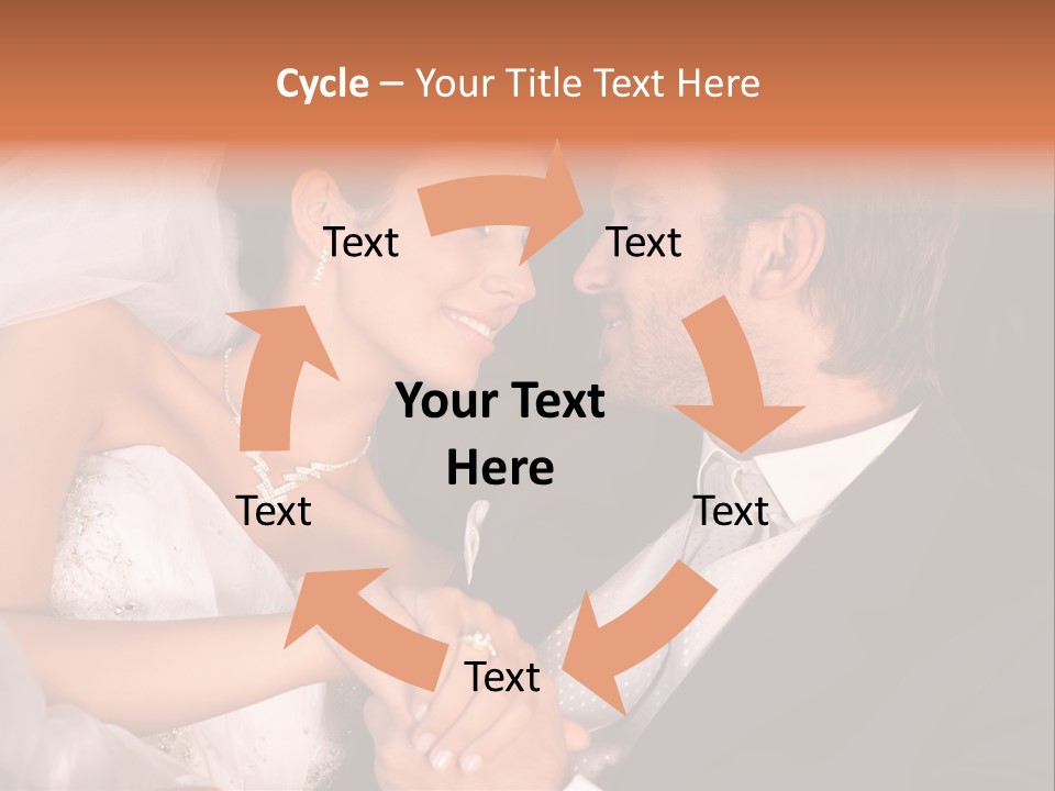 Touching Limousine Dress PowerPoint Template