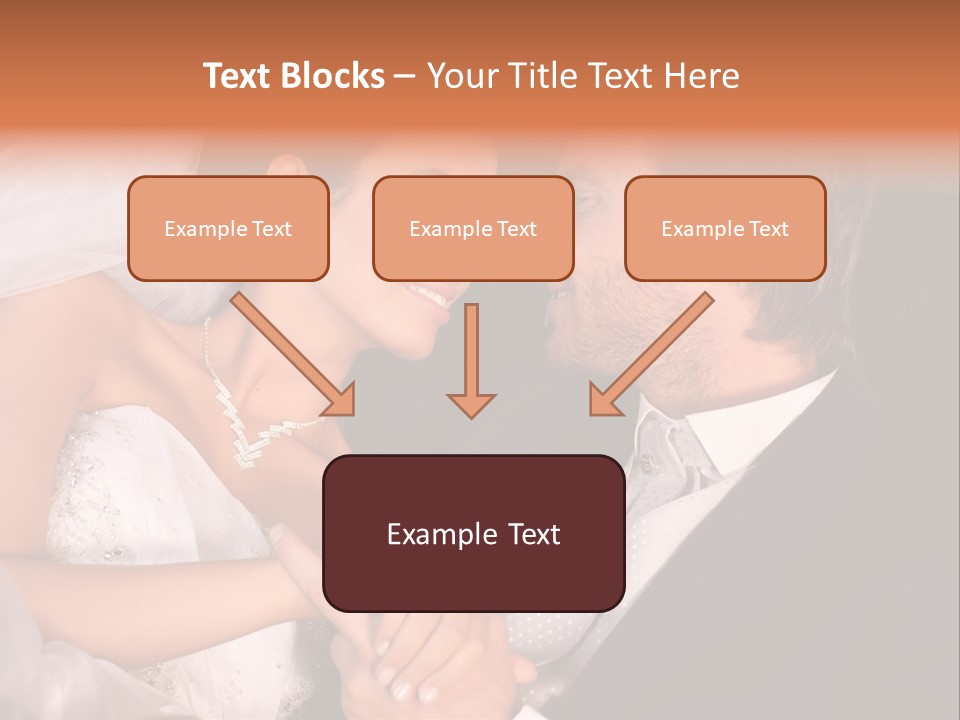 Touching Limousine Dress PowerPoint Template