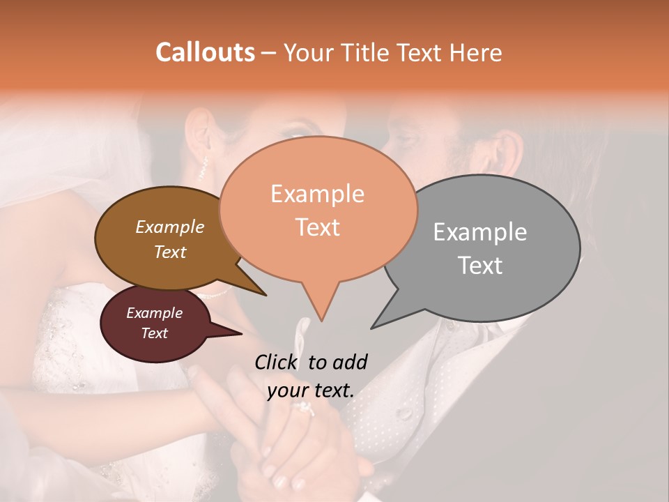 Touching Limousine Dress PowerPoint Template