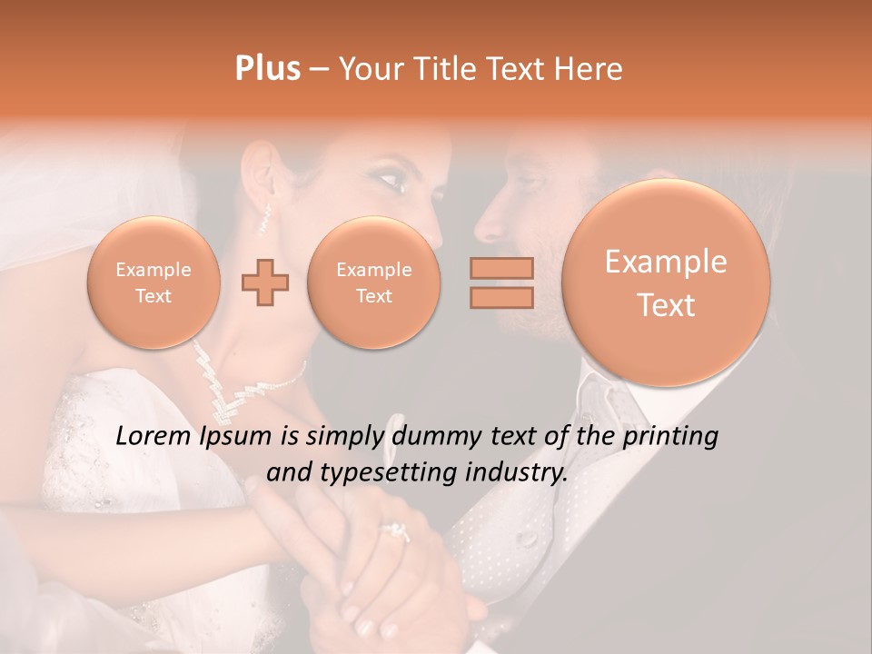 Touching Limousine Dress PowerPoint Template