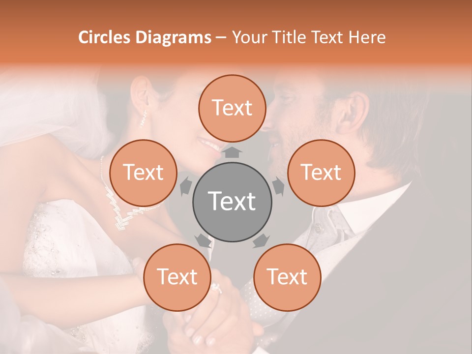 Touching Limousine Dress PowerPoint Template