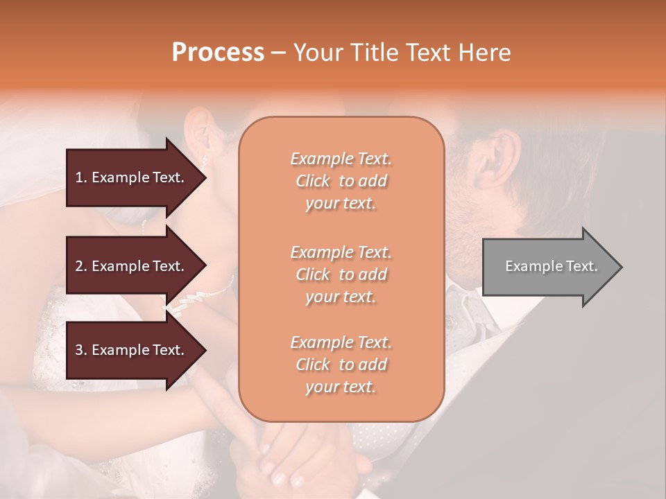 Touching Limousine Dress PowerPoint Template