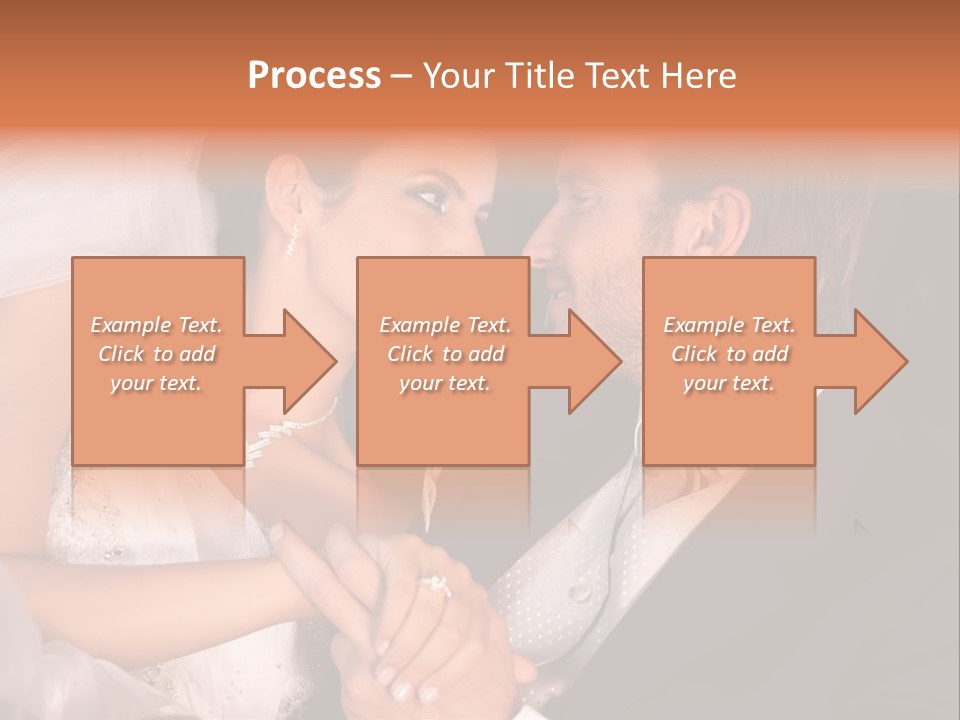 Touching Limousine Dress PowerPoint Template