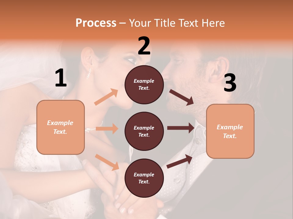 Touching Limousine Dress PowerPoint Template