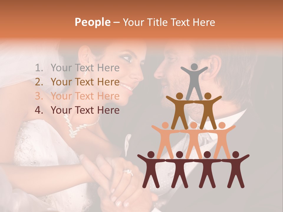 Touching Limousine Dress PowerPoint Template