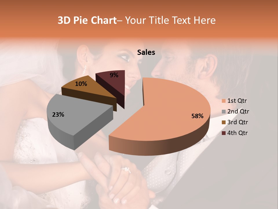 Touching Limousine Dress PowerPoint Template