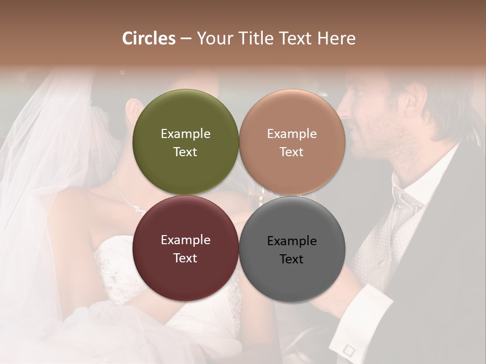 Wedding Weddingday Glasses PowerPoint Template