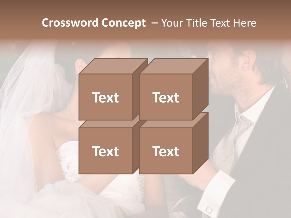 Wedding Weddingday Glasses PowerPoint Template