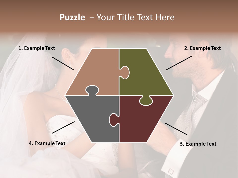 Wedding Weddingday Glasses PowerPoint Template