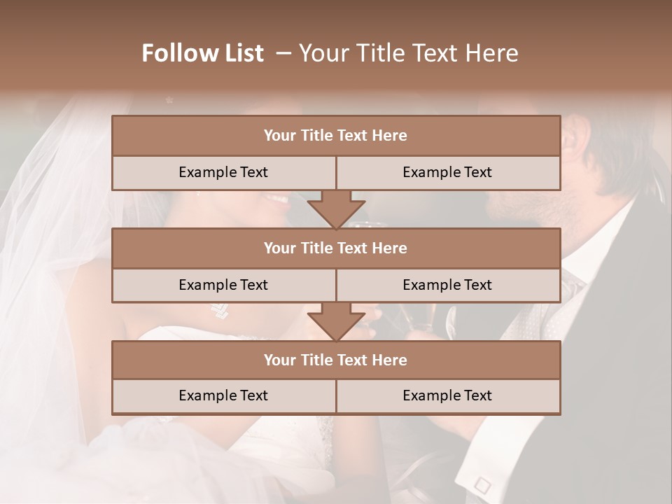 Wedding Weddingday Glasses PowerPoint Template