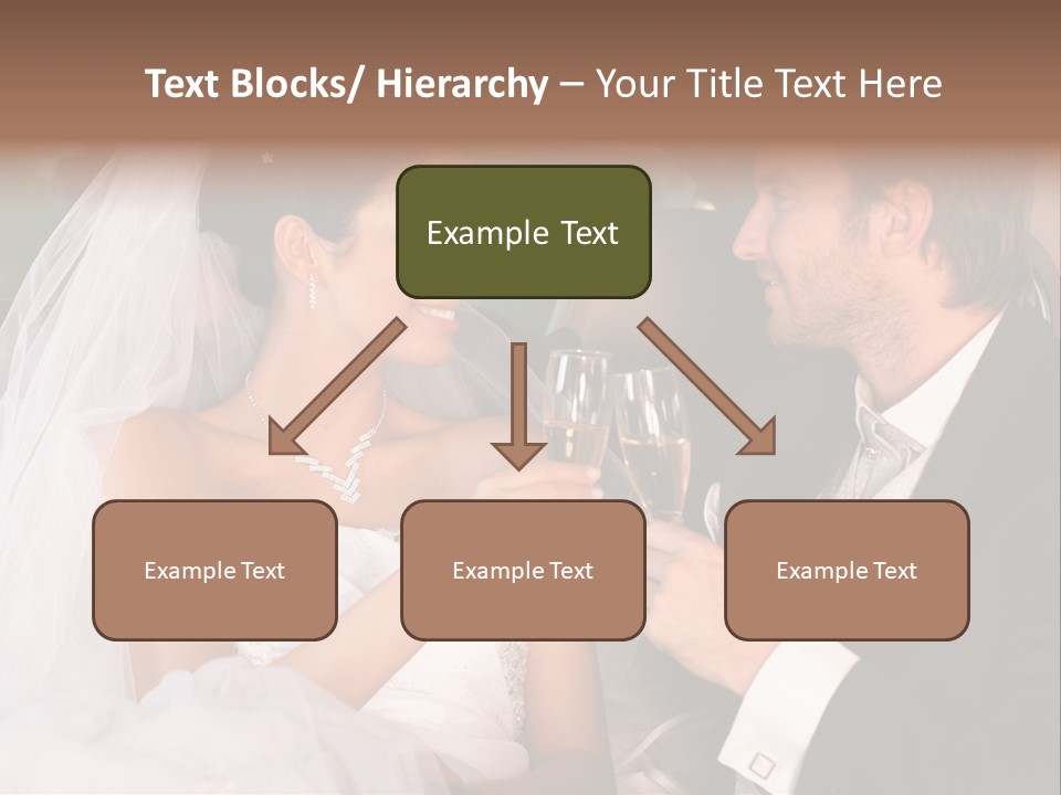 Wedding Weddingday Glasses PowerPoint Template