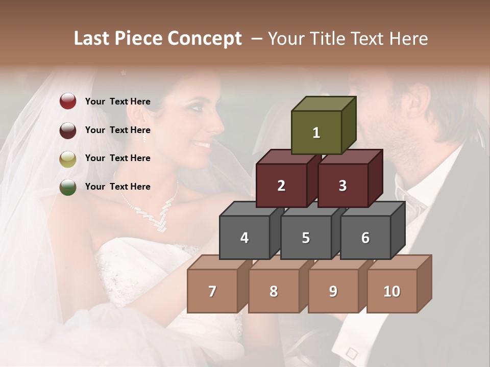 Wedding Weddingday Glasses PowerPoint Template