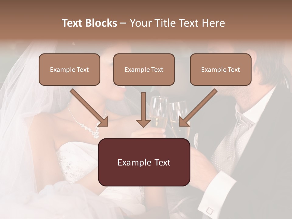 Wedding Weddingday Glasses PowerPoint Template