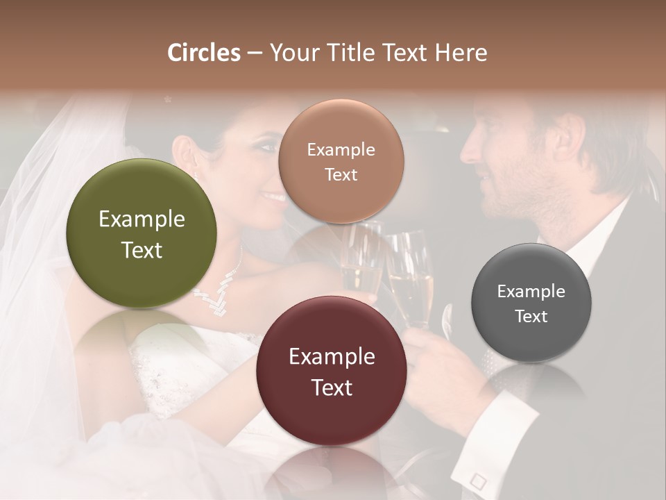 Wedding Weddingday Glasses PowerPoint Template