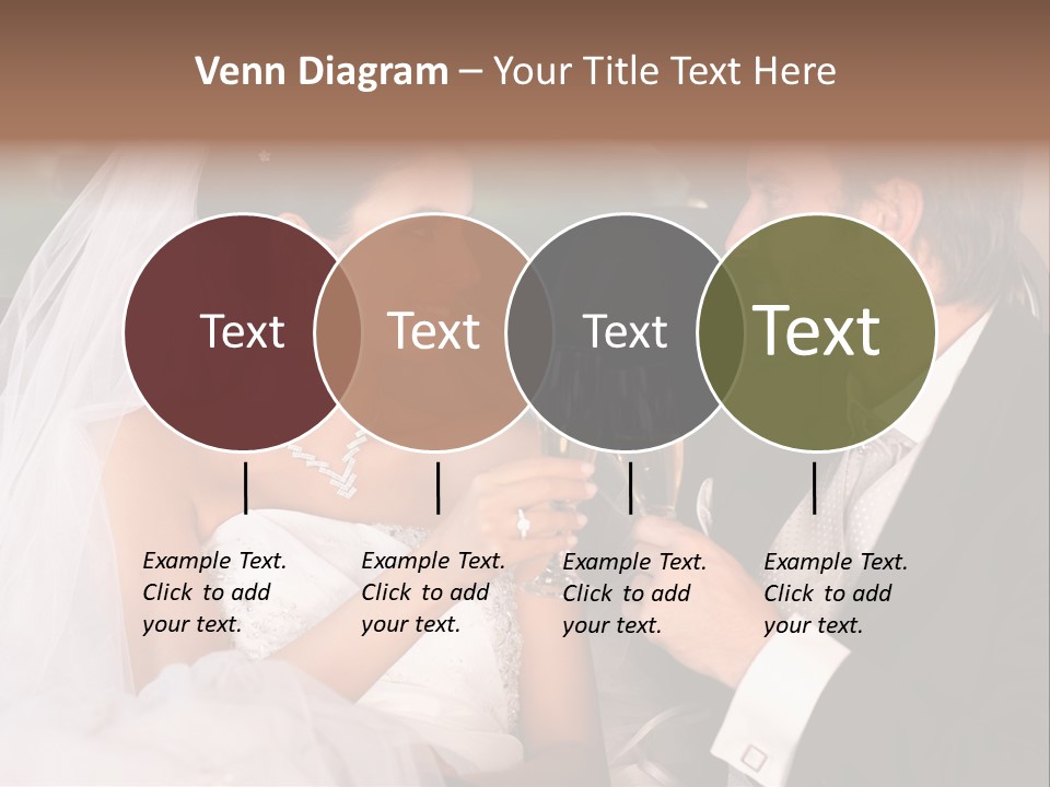 Wedding Weddingday Glasses PowerPoint Template
